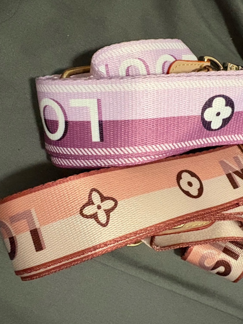 Pink & Blush Adjustable Crossbody Strap